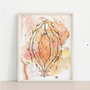 Sunrise Vulva Art Print