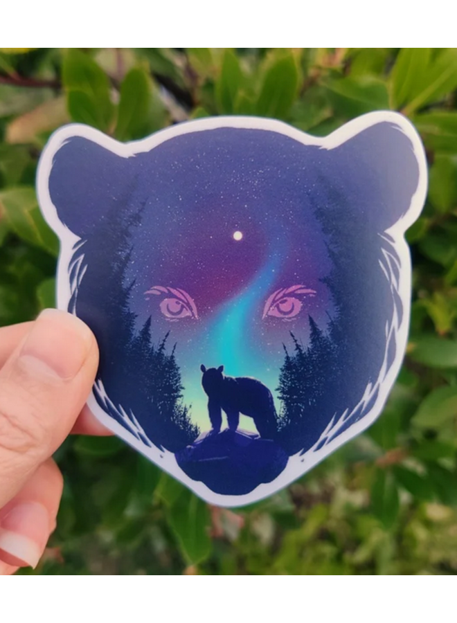 Aurora Bear 3" Sticker