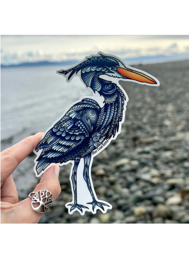 Heron Sticker