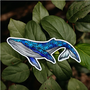 Colourful Humpback Seed of Life Sticker