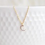 Reece Crescent Moon Necklace