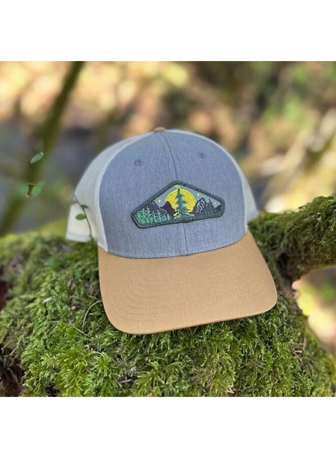 Moon Over Mountains Trucker Hat