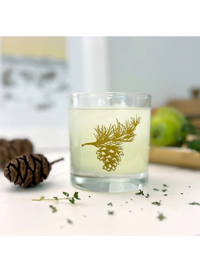 Pinecone Cocktail Glass