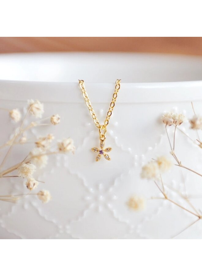 Wild Flower Whimsical Necklace
