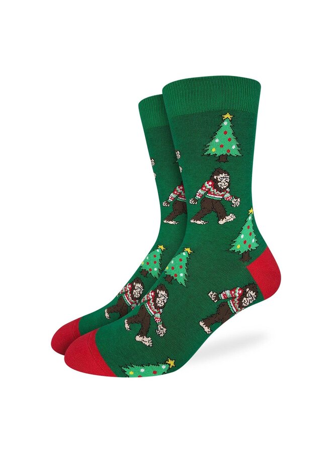 Men's Christmas Bigfoot Socks