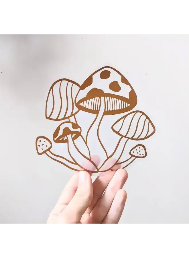 Mushroom Suncatcher