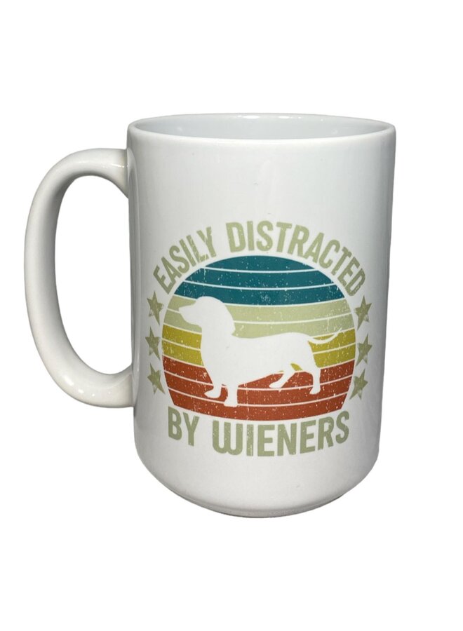 Distracted by Wieners Mug