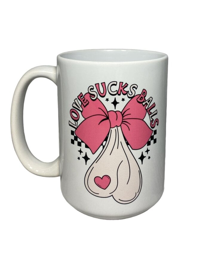 Love Sucks Balls Mug