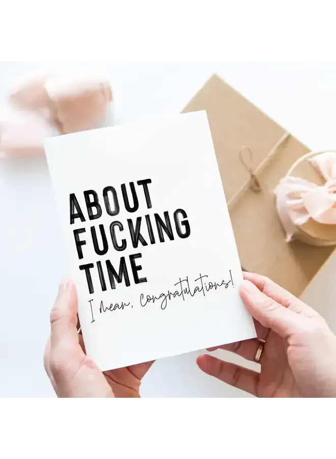 About Fucking Time Card