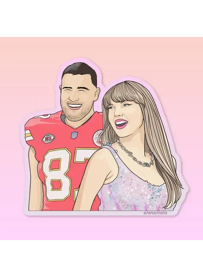 Taylor & Travis Sticker