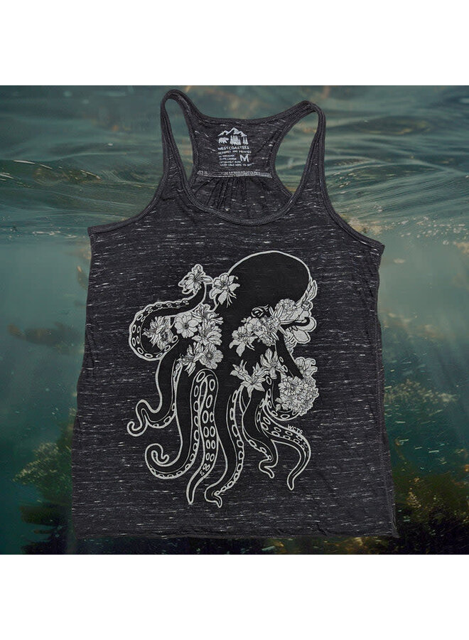 Womens Flower Octopus Tank