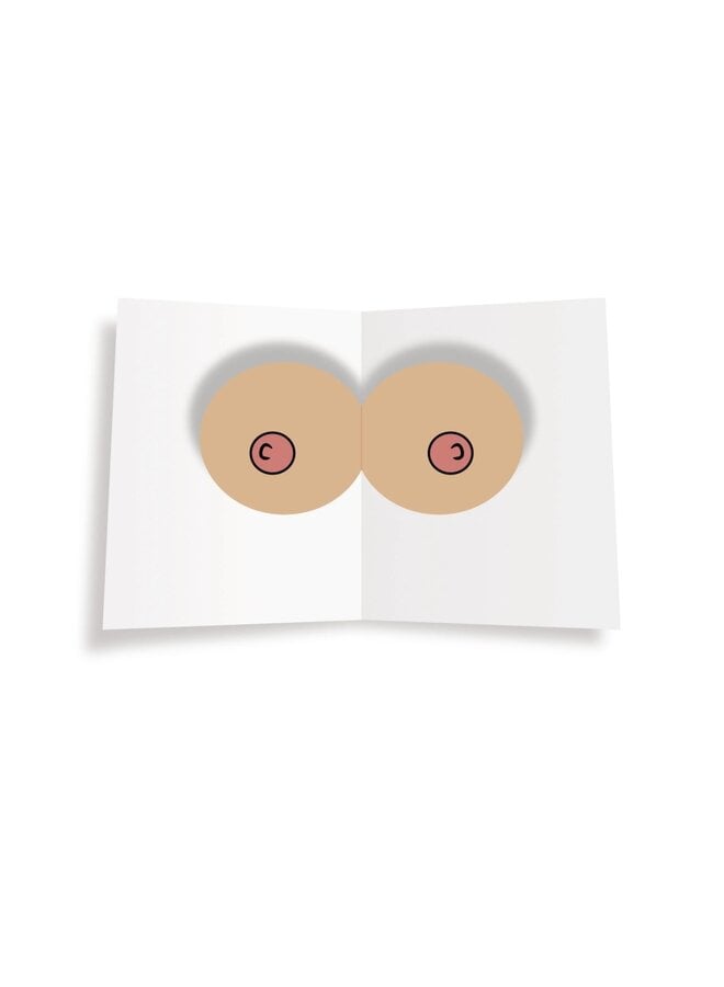You're The Tits Pop Up Boobs Card