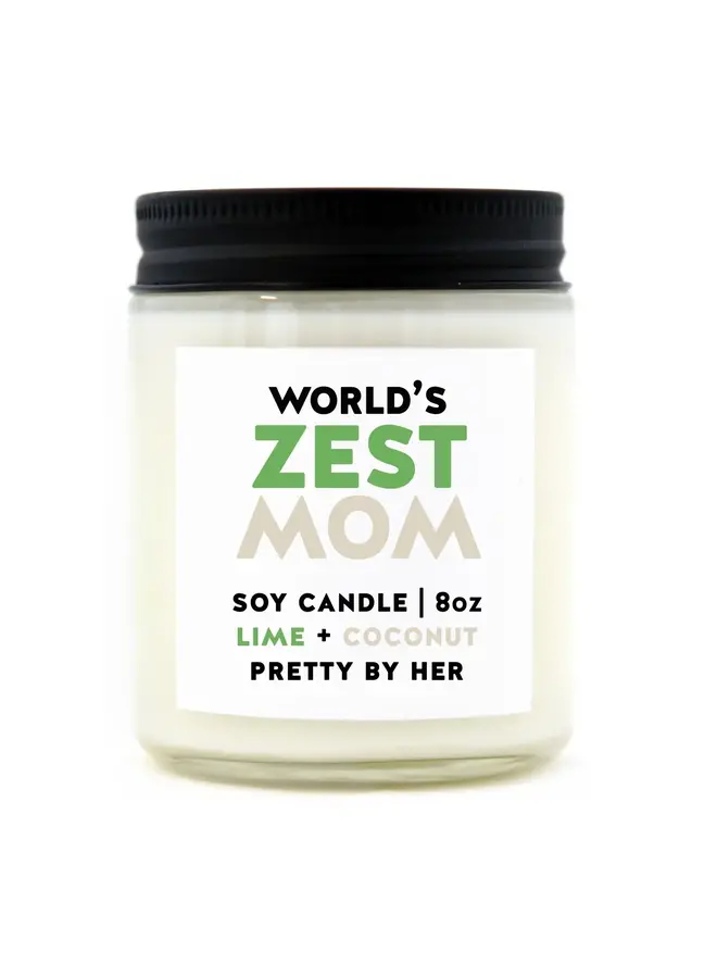 Worlds Zest Mom Candle