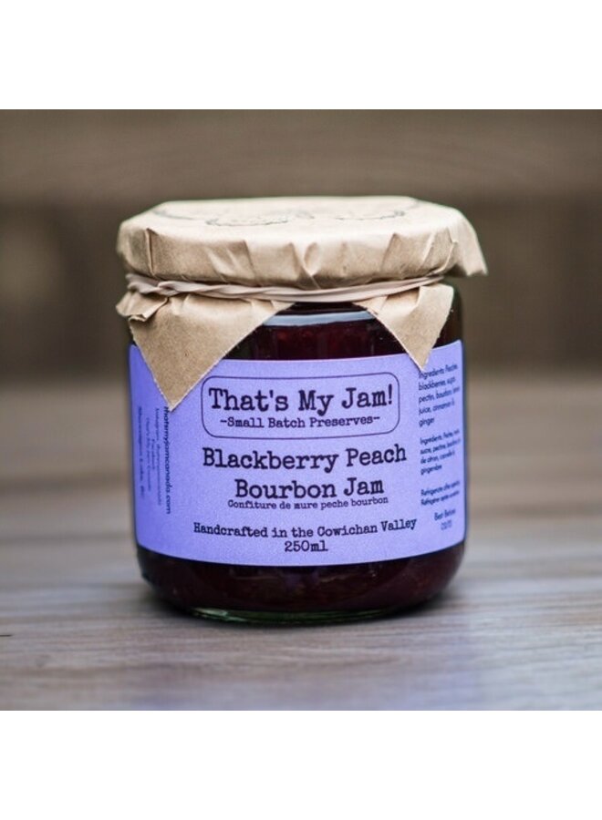 Blackberry Peach Bourbon Jam
