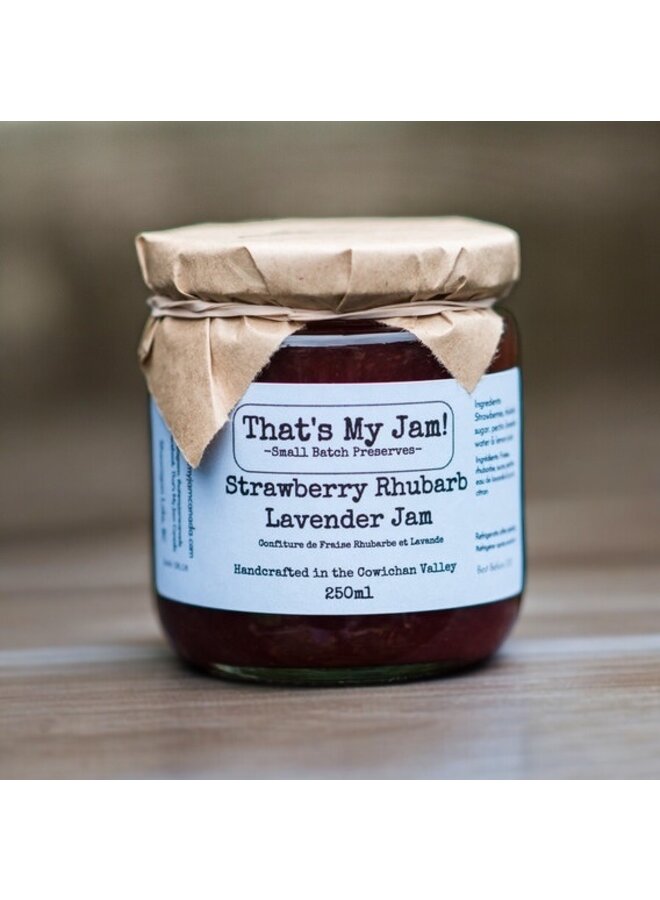 Strawberry Rhubarb Lavender Jam