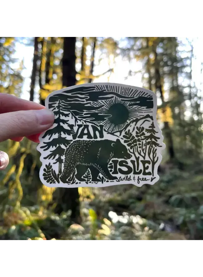 Wild & Free Sticker