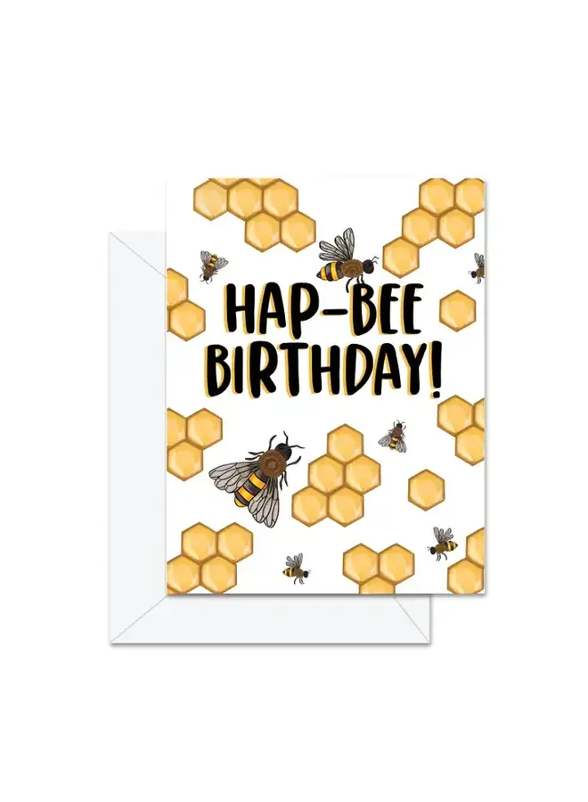 Hap-Bee Birthday Card