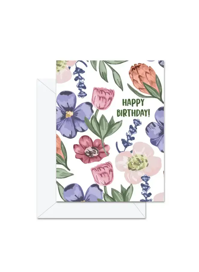 Happy Birthday (Floral) Card