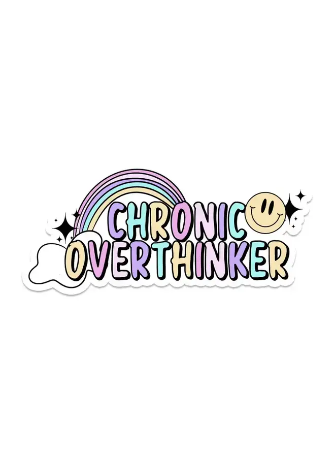 Chronic Overthinker Sticker