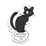 Emotional Support Cat Sticker