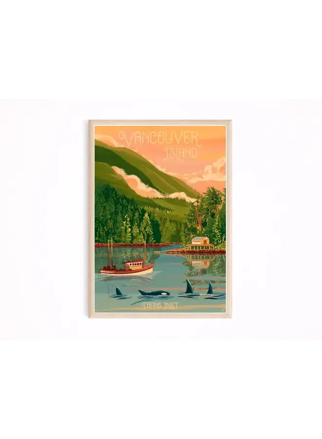 Vancouver Island Tofino Inlet Art Print