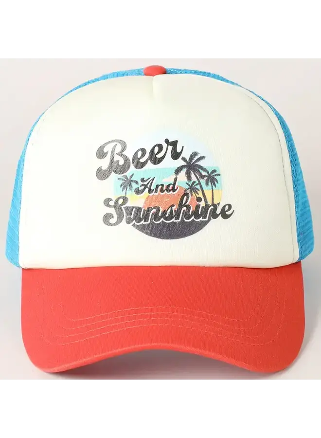 Beer and Sunshine Trucker Hat