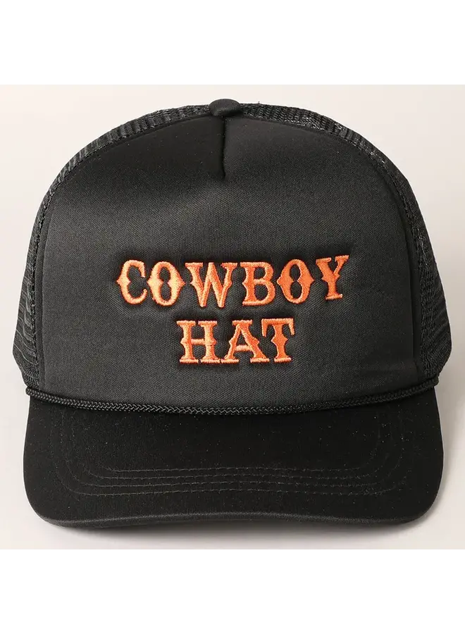 Cowboy Hat Trucker Hat