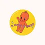 Too Cute To Care Sticker