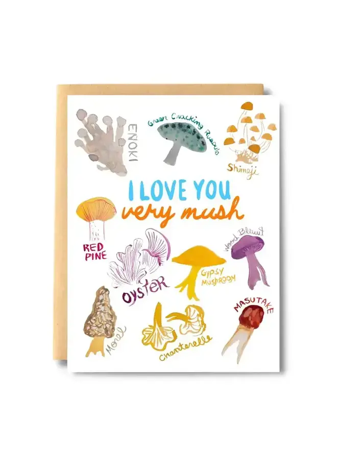 I Love You Very Mush Card