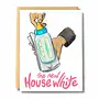 New Baby House White Card