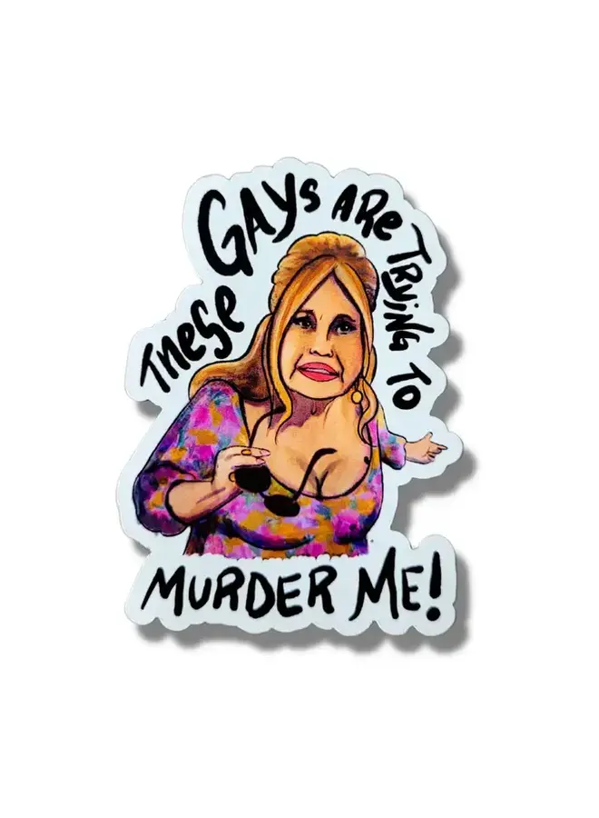 Tanya Lotus Murder Vinyl Sticker