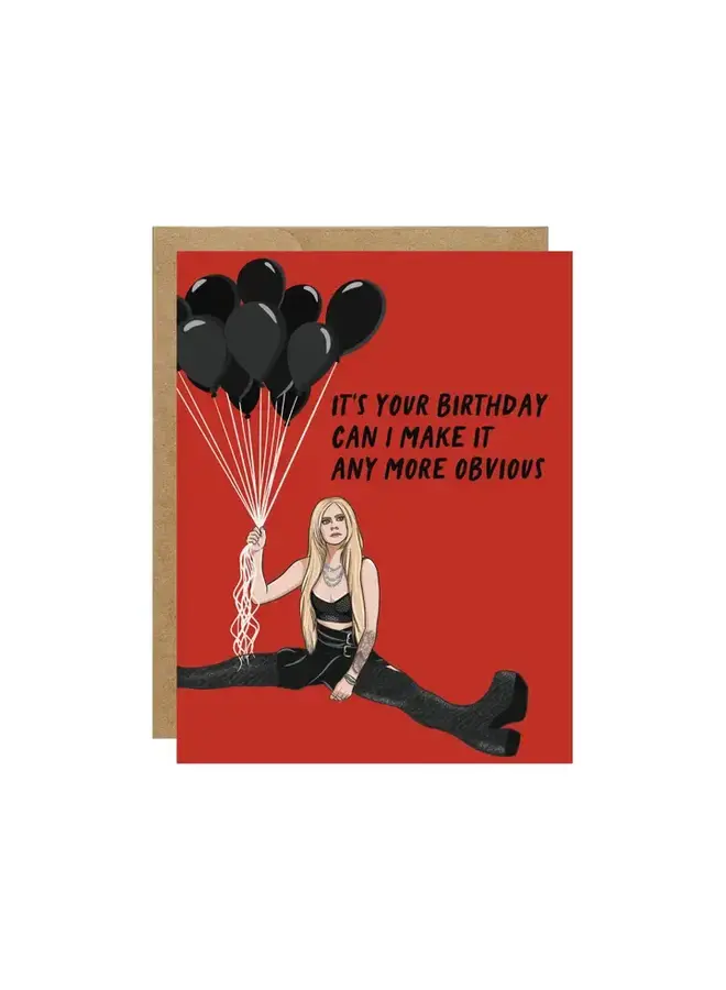 Avril It's Your Birthday Card