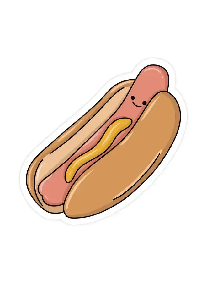 Hot Dog Sticker