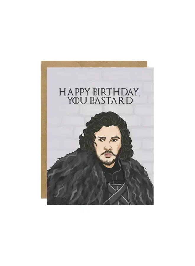 Happy Birthday You Bastard Card