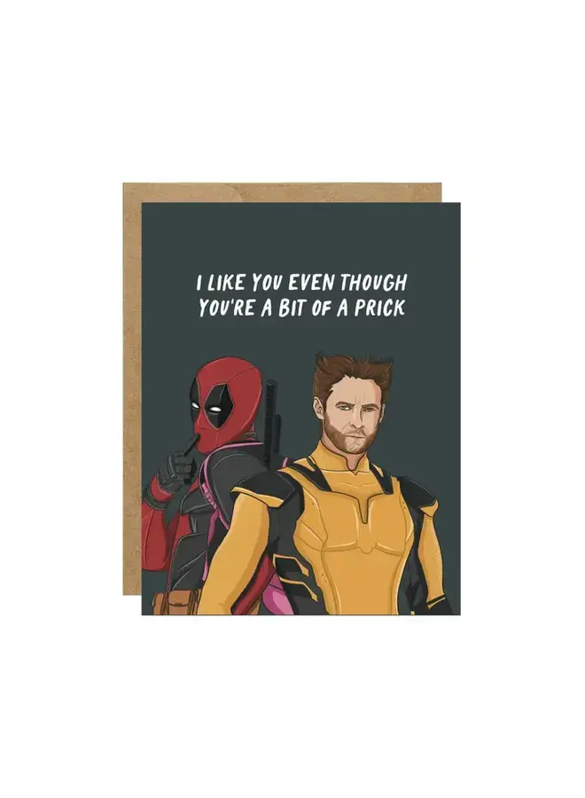 Deadpool I Like You Card