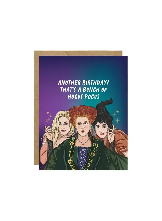 Hocus Pocus Birthday Card