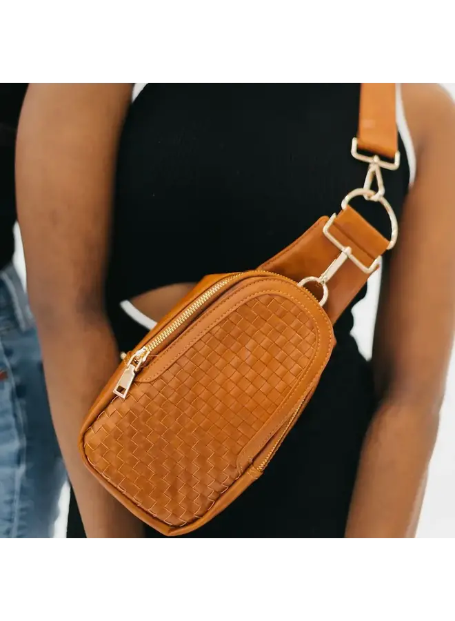 Waverly Woven Sling Bag