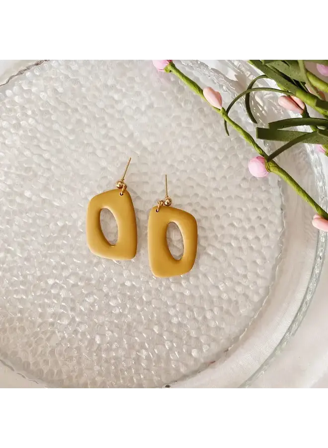 Dani Clay Dangle Earrings