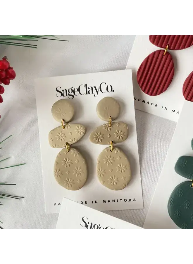 Gia Clay Dangle Earrings