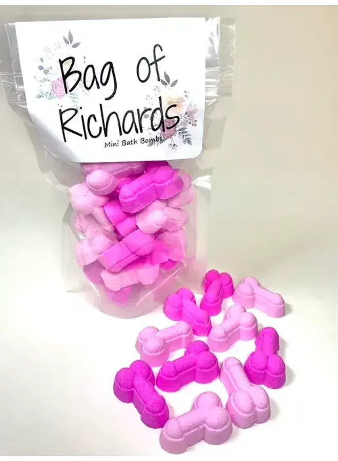 Bag of Richards Mini Bath Bombs