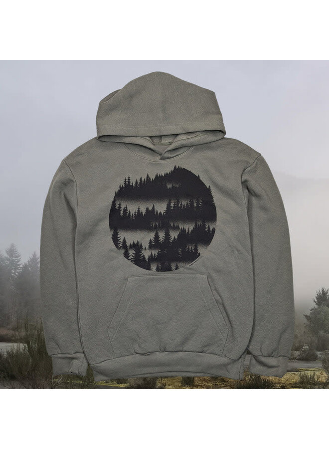 Misty Forest Unisex Pullover Hoodie