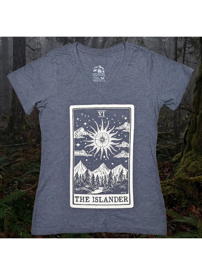 Islander Tarot Women's  V Neck Tee