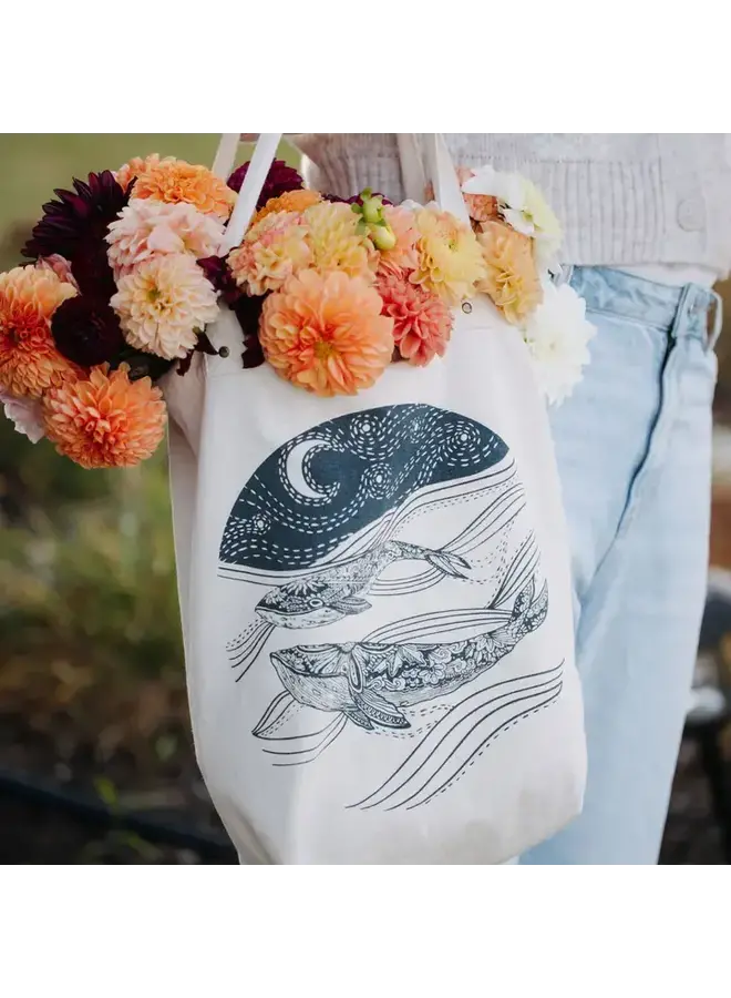 Whale Tote Bag