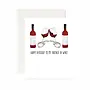 Happy Birthday To My Partner in Wine Card