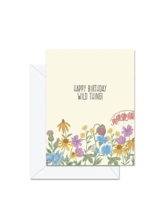Happy Birthday Wild Thing Card