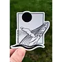 Vancouver Island Humpback Sticker
