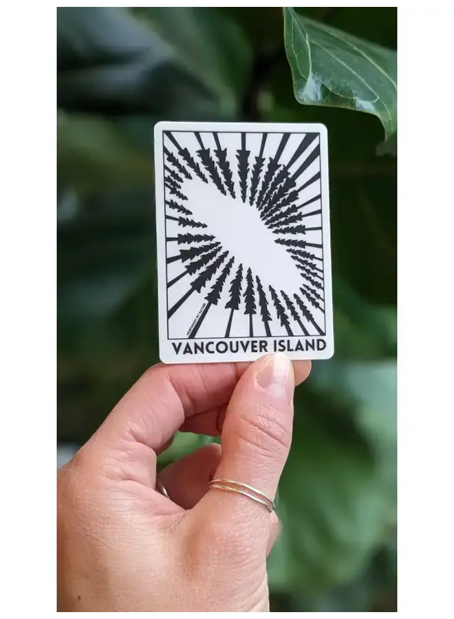 Vancouver Island Tree Sticker