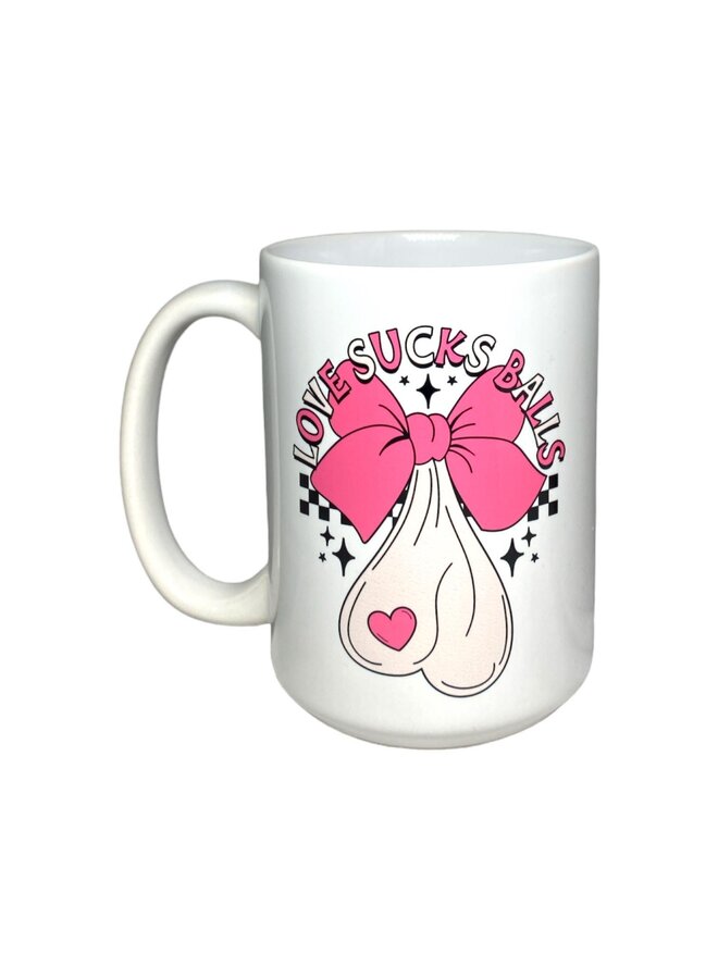 Love Sucks Balls Mug