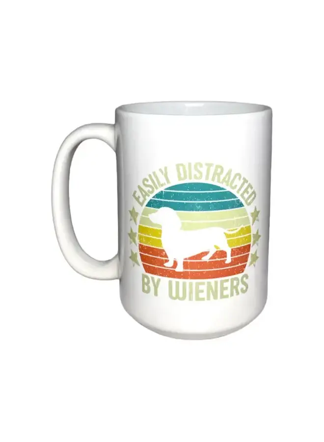 Distracted by Wieners Mug