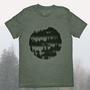 Misty Forest Military Green Unisex Tee